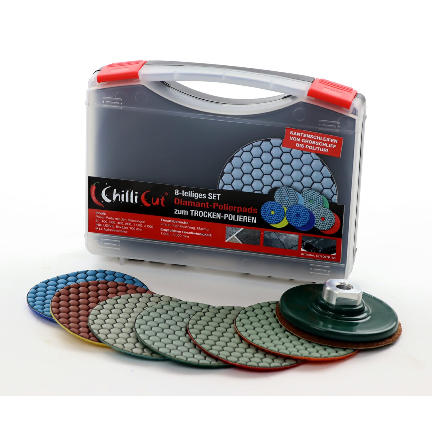 diamantschleifpadset