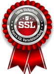Sicherheit durch SSL Verschlüsselung Logo